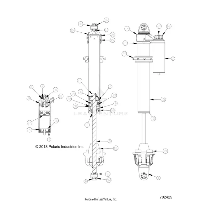 Suspension: Front Shock Internals - 2021 Polaris Rzr Xp 4 1000 High Lifter 1