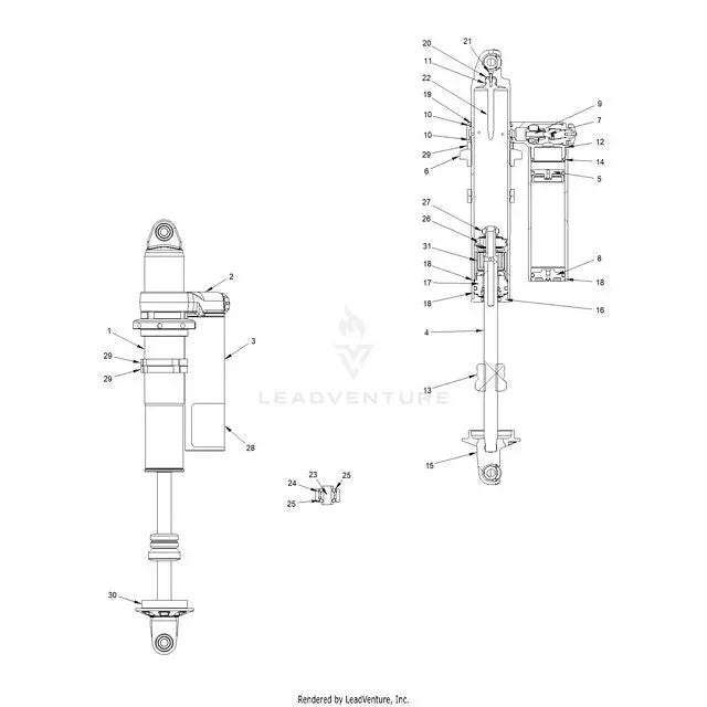 Suspension: Front Shock Internals - 2026 Polaris Rzr Xp S 1000 Sport 1