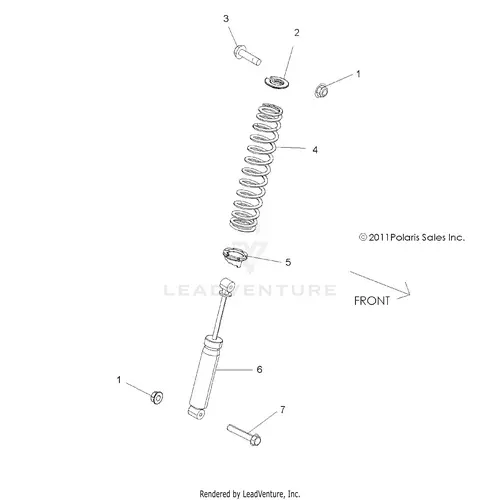 Suspension: Front Shock Mounting - 2015 Polaris Rzr 570 1