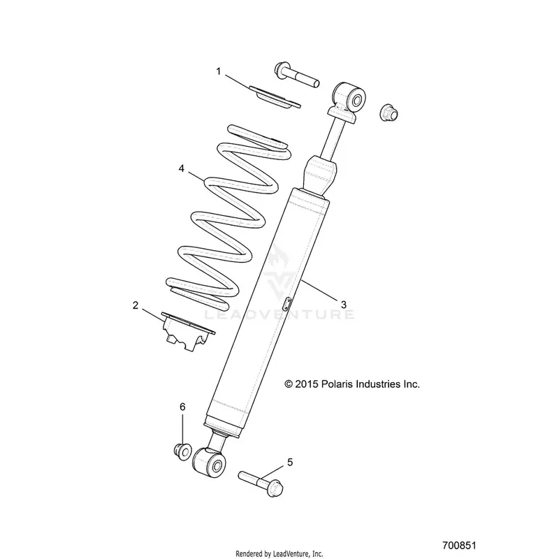 Suspension: Front Shock Mounting - 2016 Polaris General 1000 Eps 1