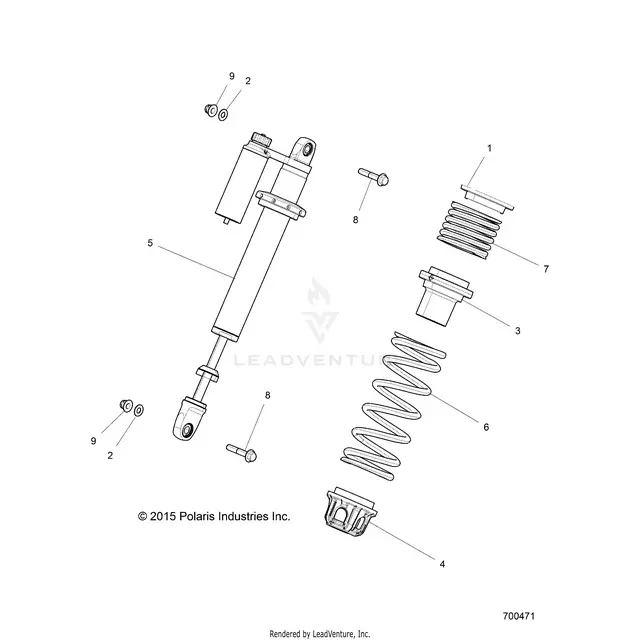 Suspension: Front Shock Mounting - 2016 Polaris Rzr Xp Turbo 1