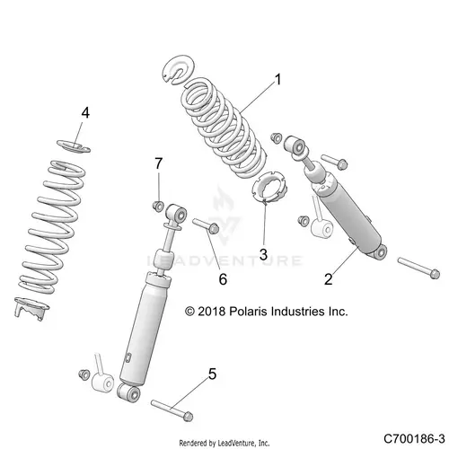 Suspension: Front Shock Mounting - 2019 Polaris Rzr 570 1
