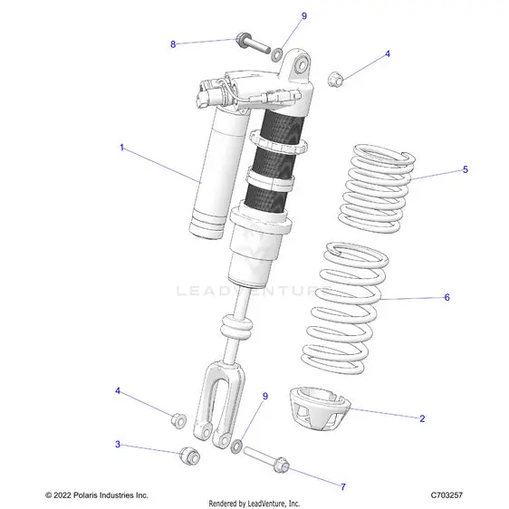 Suspension: Front Shock Mounting - 2023 Polaris Rzr Pro R Ultimate 1