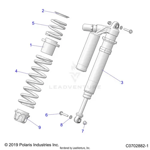 Suspension: Front Shock Mounting Deluxe (2) - 2022 Polaris Rzr Pro Xp 4 Ultimate 1