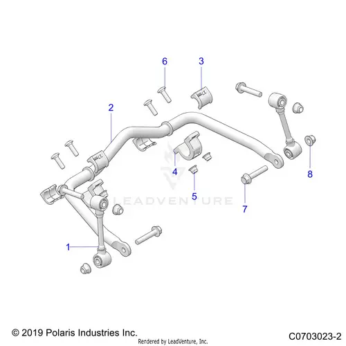 Suspension: Front Stabilizer Bar - 2024 Polaris Rzr Pro Xp 4 Premium 1