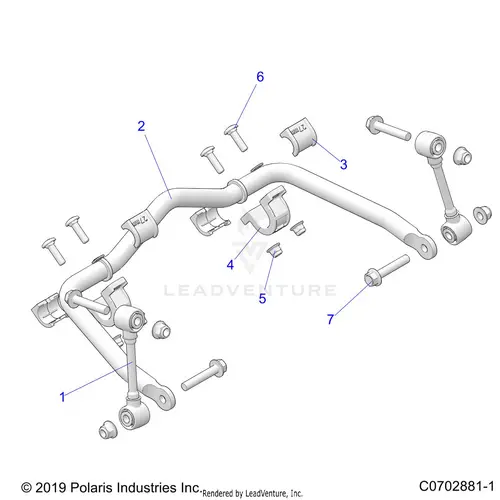 Suspension: Front Stabilizer Bar - 2024 Polaris Rzr Pro Xp Premium 1