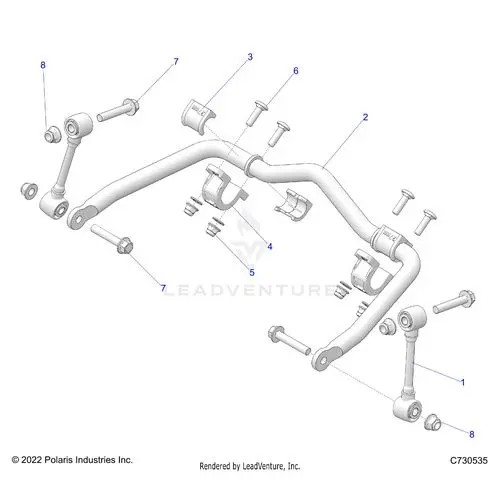 Suspension: Front Stabilizer Bar - 2024 Polaris Rzr Pro Xp Sport 1