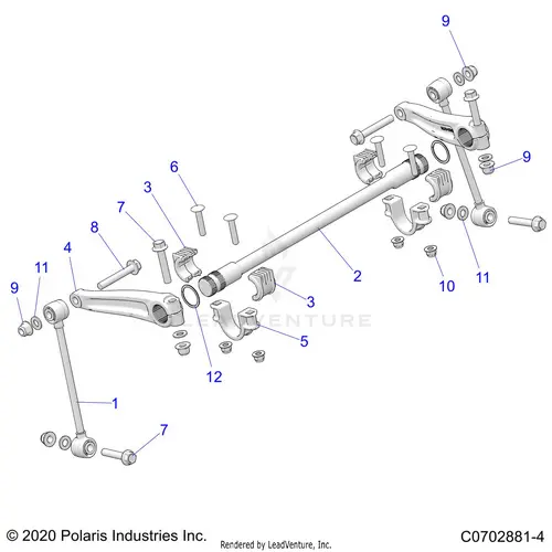 Suspension: Front Stabilizer Bar - 2024 Polaris Rzr Turbo R 4 Ultimate 1