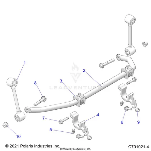 Suspension: Front Stabilizer Bar - 2025 Polaris Rzr 900 Trail S 1