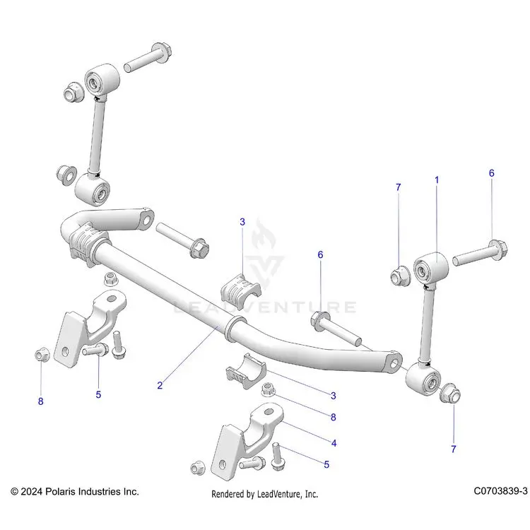 Suspension: Front Stabilizer Bar - 2026 Polaris General Xp 1000 Sport 1