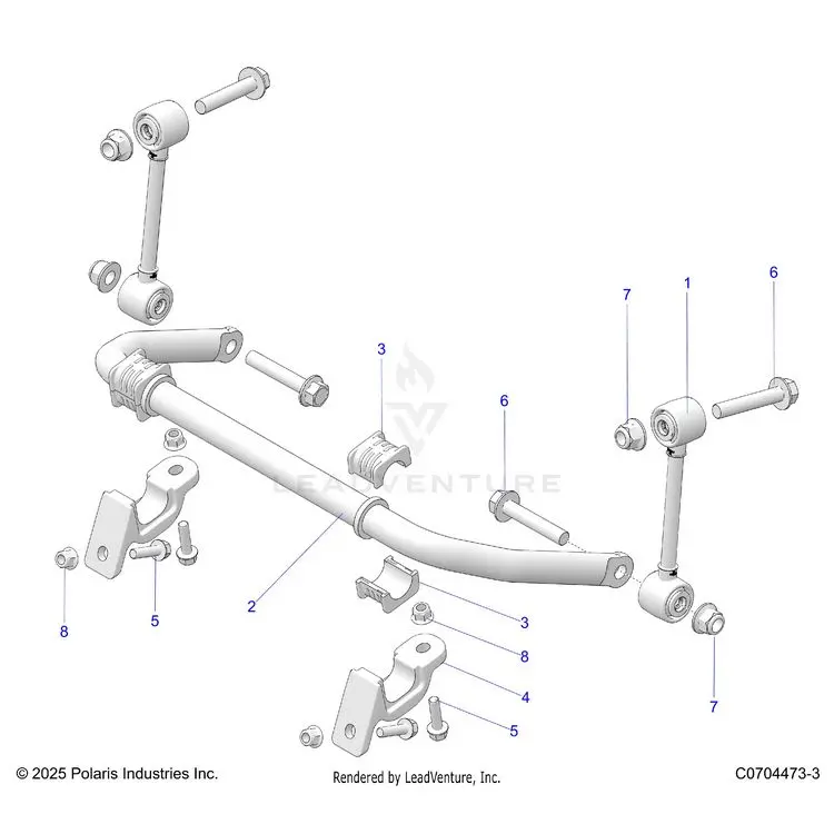 Suspension: Front Stabilizer Bar - 2026 Polaris General Xp 4 1000 Sport 1