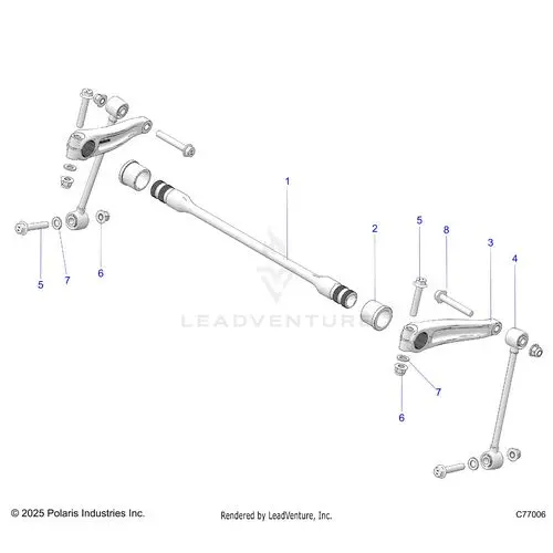 Suspension: Front Stabilizer Bar - 2026 Polaris Rzr Pro R Race H.O. 1