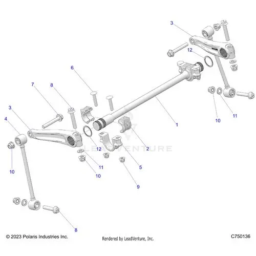 Suspension: Front Stabilizer Bar - 2026 Polaris Rzr Pro S Sport 1