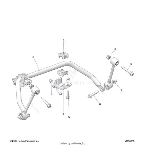 Suspension: Front Stabilizer Bar - 2026 Polaris Rzr Xp 1000 Ultimate 1