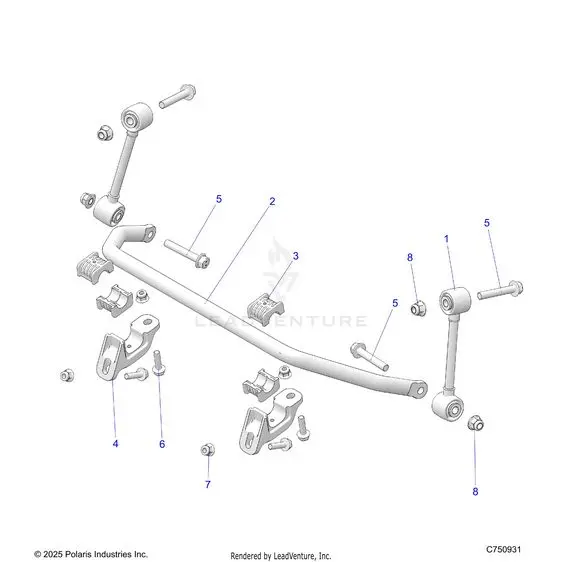 Suspension: Front Stabilizer Bar - 2026 Polaris Rzr Xp 4 1000 Ultimate 1