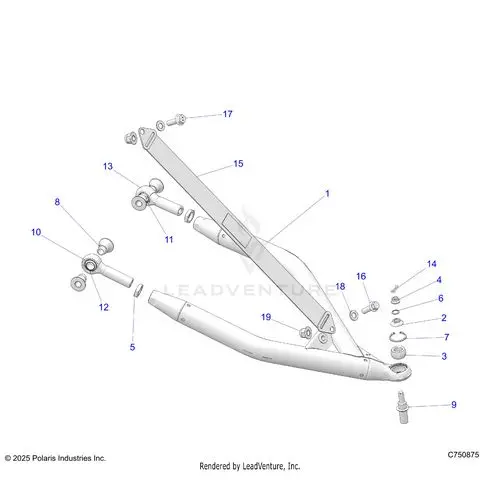 Suspension: Front Upper Control Arms - 2025 Polaris Rzr Pro R Race 1