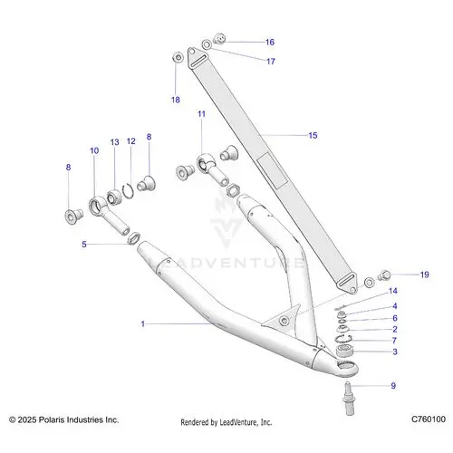 Suspension: Front Upper Control Arms - 2026 Polaris Rzr Pro R Race 1