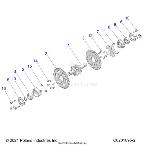 Suspension: Rear Axle - 2023 Polaris Rzr 200 Troy Lee Designs Evap 1
