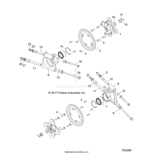 Suspension: Rear Carrier - 2018 Polaris Rzr S 900 1