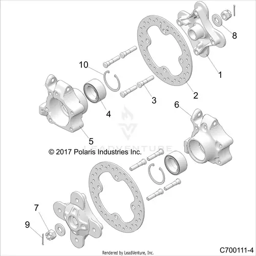 Suspension: Rear Carrier - 2020 Polaris Rzr Rs1 1