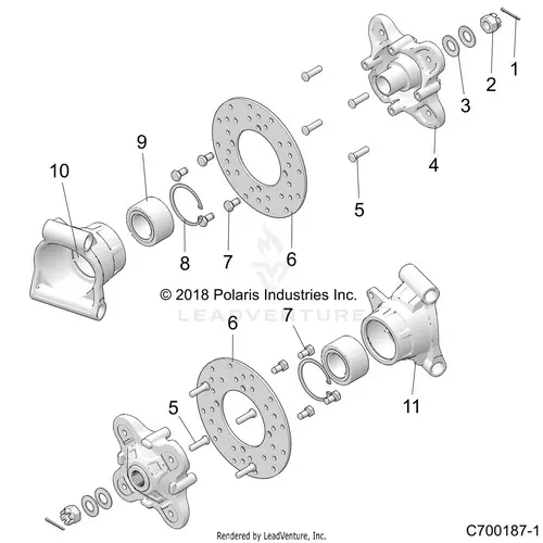 Suspension: Rear Carrier - 2022 Polaris Rzr Trail 570 1