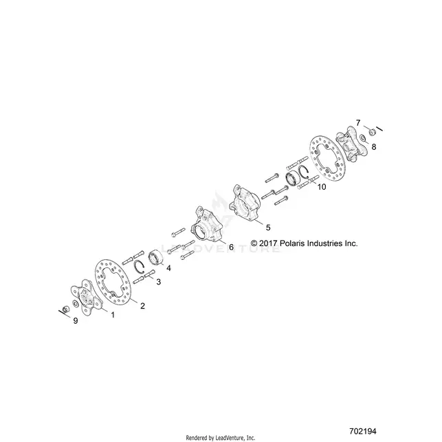 Suspension: Rear Carrier And Hub - 2021 Polaris Rzr Pro Xp 4 Sport 1