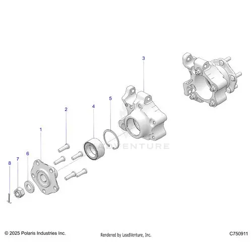 Suspension: Rear Carrier And Hub - 2026 Polaris Rzr Xp S 1000 Ultimate 1