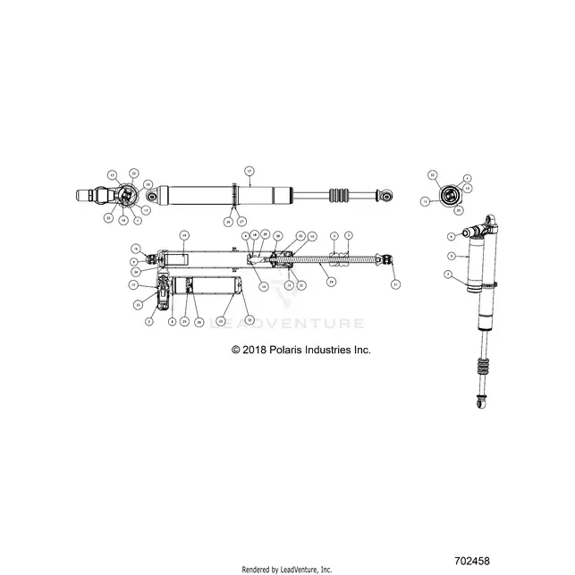 Suspension: Rear Shock - 2019 Polaris Rzr Xp Turbo 1