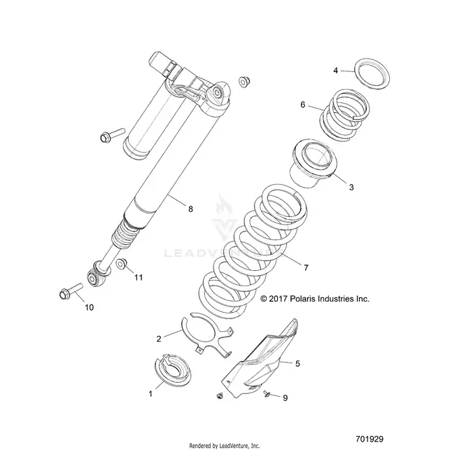 Suspension: Rear Shock Mounting - 2019 Polaris Rzr Turbo 4 1