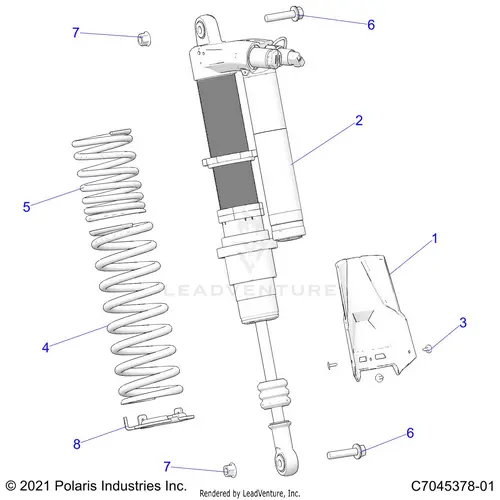 Suspension: Rear Shock Mounting - 2022 Polaris Rzr Pro R 4 Ultimate 1