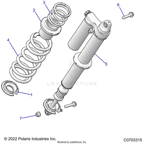 Suspension: Rear Shock Mounting - 2022 Polaris Rzr Xp 4 1000 High Lifter 1