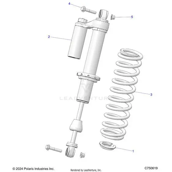 Suspension: Rear Shock Mounting - 2026 Polaris Rzr Trail S 1000 Ultimate 1