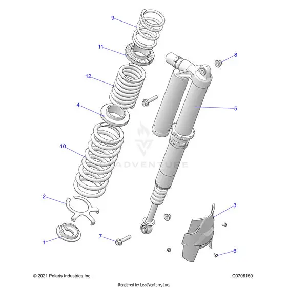 Suspension: Rear Shock Mounting Ultimate - 2022 Polaris Rzr Pro Xp 4 Ultimate 1