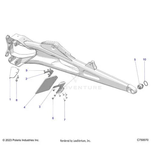 Suspension: Rear Trailing Arms - 2022 Polaris Rzr Pro R 4 Ultimate 1