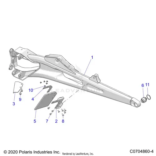 Suspension: Rear Trailing Arms - 2024 Polaris Rzr Pro R 4 Ultimate 1