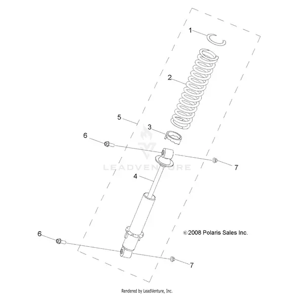 Suspension: Shock Front - 2015 Polaris Rzr 170 1