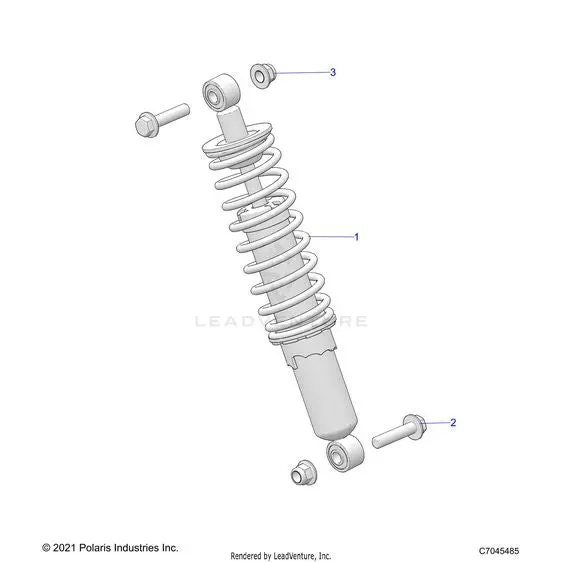 Suspension: Shock Front - 2024 Polaris Rzr 200 Evap 1