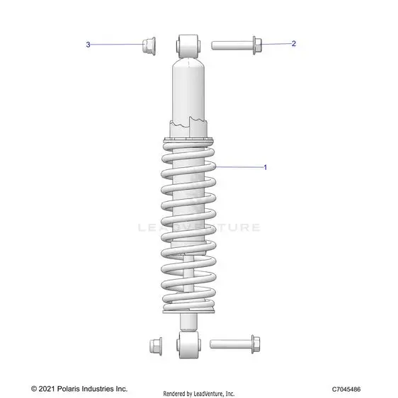 Suspension: Shock Rear - 2025 Polaris Rzr 200 Md 1