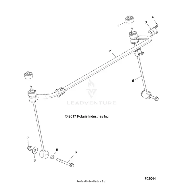 Suspension: Stabilizer Bar Front - 2018 Polaris Rzr 570 Eps 1