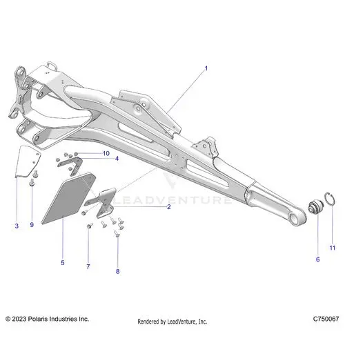 Suspension: Trailing Arms - 2025 Polaris Rzr Pro S 4 Premium 1