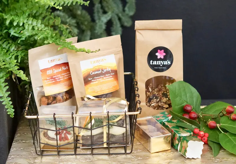 Tanya's Deluxe Raw Organic Plant-Based Handmade Xmas Hamper 1