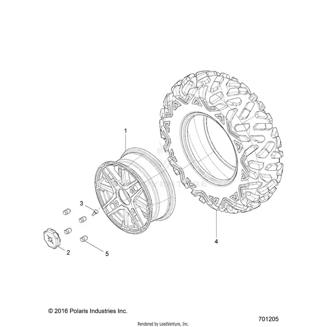 Wheels: Front - 2017 Polaris Rzr Xp 4 1000 1