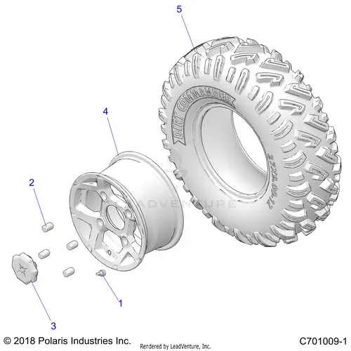 Wheels: Front - 2020 Polaris Rzr S 1000 Eps 1