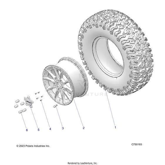 Wheels: Front/Rear - 2026 Polaris Rzr Pro S 4 Sport 1
