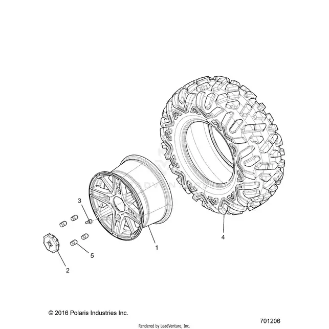 Wheels: Rear - 2018 Polaris Rzr Xp 1000 1