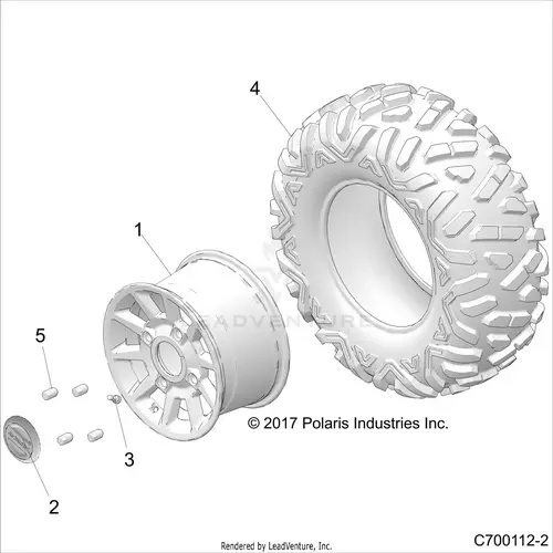Wheels: Rear - 2021 Polaris Rzr Rs1 Eps 1