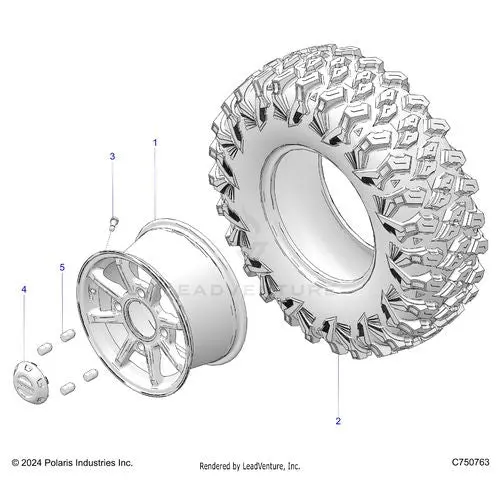 Wheels: Rear - 2025 Polaris Rzr Pro Xp 4 Premium 1