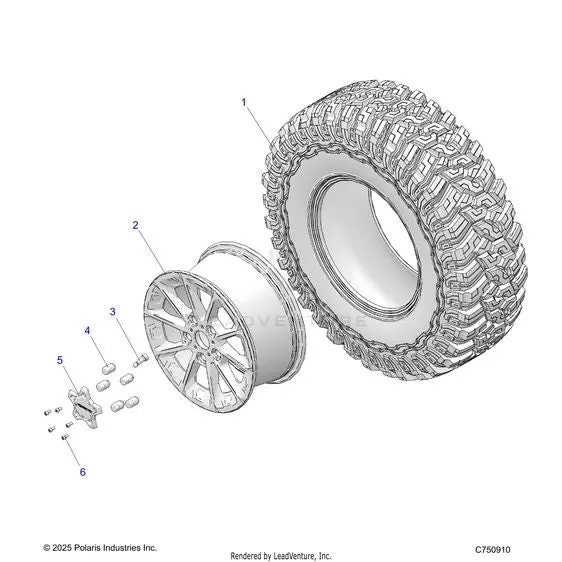 Wheels: Rear - 2026 Polaris Rzr Xp S 1000 Sport 1
