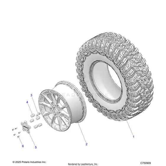 Wheels: Rear - 2026 Polaris Rzr Xp S 4 1000 Ultimate 1