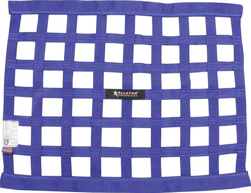 Allstar Performance 10286 Sfi-Certified Blue Window Net – 18" X 24", Border Style 1
